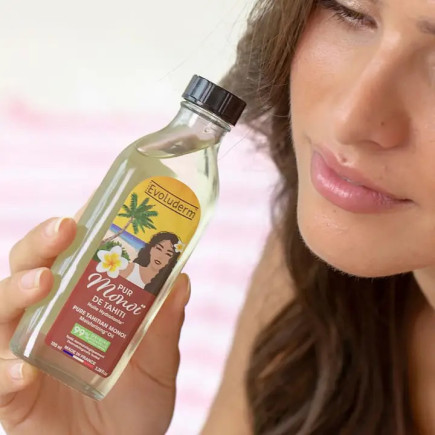 Huile Hydratante Pur Monoï de Tahiti - Evoluderm