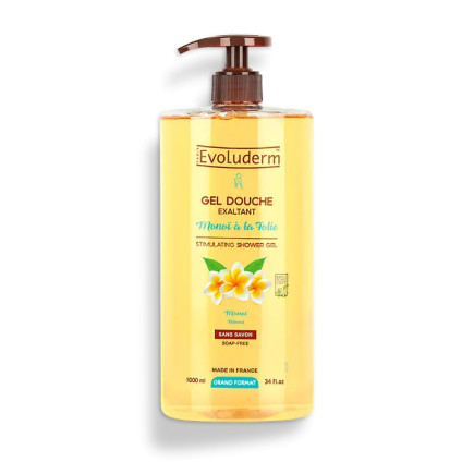 Gel Douche Monoï à la Folie (1000 ml) - Evoluderm