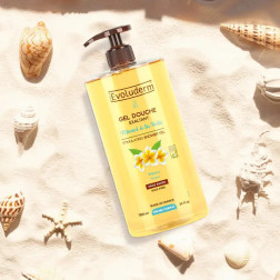 Gel Douche Exaltant Monoï à la Folie (1000 ml) - Evoluderm