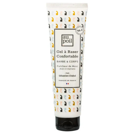 Gel à Raser Anti-Irritations 150 ml - Transparent et Hydratant - Au Poil