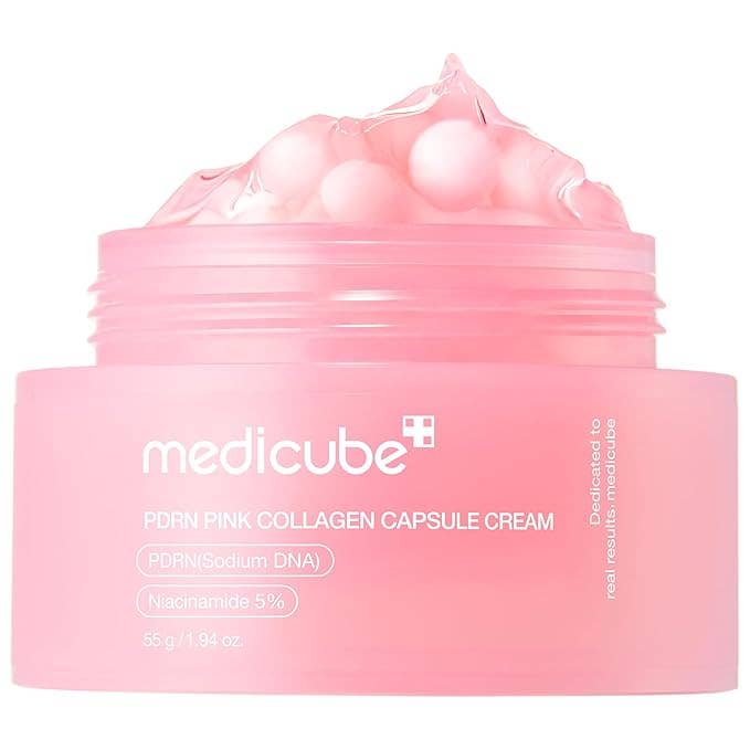 Crème capsule au collagène rose MEDICUBE Salmon DNA PDRN 55 g (1,94 oz)