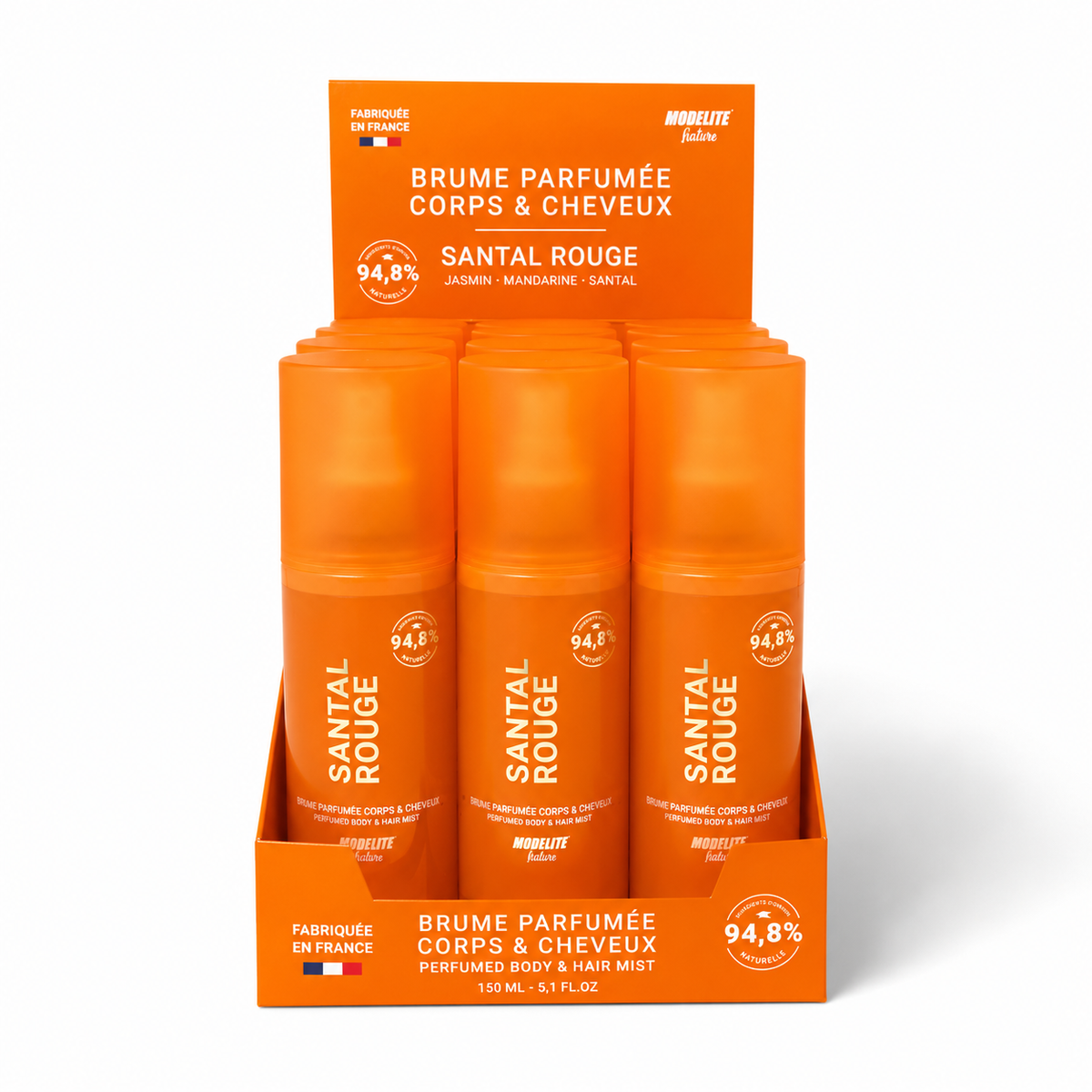 Brume Corps et Cheveux Santal Rouge Modelite Nature