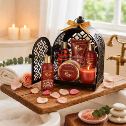 Coffret Lanterne Corps & Bain – Hammam Style Rose
