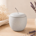 Brûleur à Huile Pomme d’Amour – Bougeoir Fondant Cires Parfumées – Accessoire Aromathérapie – Bougie Chauffe-Plat en Céramique