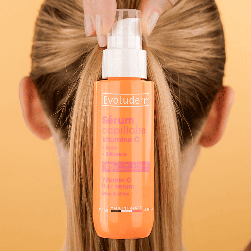 Sérum Capillaire Vitamine C - 100 ml - 95% d’Ingrédients d’Origine Naturelle