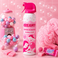 KREAMY – Mousse de douche texturée pour enfant 150 ml – 4 parfums : Framboise, Cookie, Banane & Bubble Gum – Bubble Gum