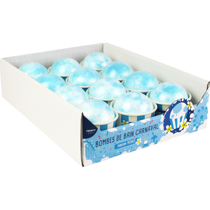 Bombe de bain 100 gr - Carnaval - Senteur Monoï