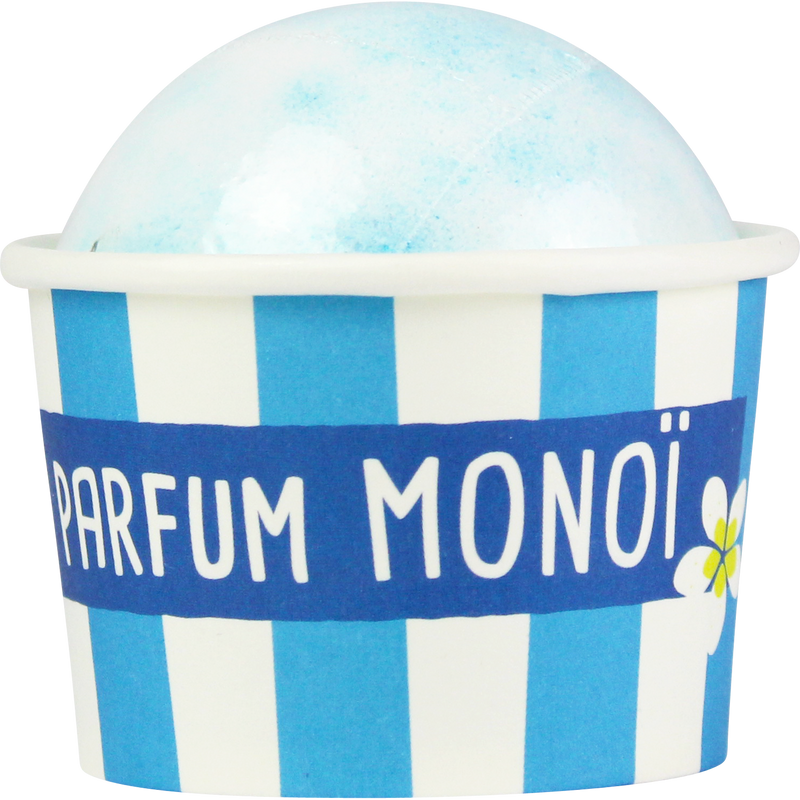 Bombe de bain 100 gr - Carnaval - Senteur Monoï