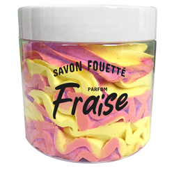 Savon fouetté 190 ml - Senteur Fraise