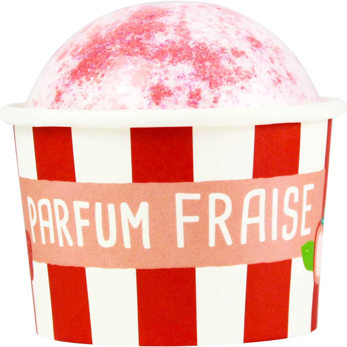 Bombe de bain 100 gr - Carnaval - Senteur Fraise