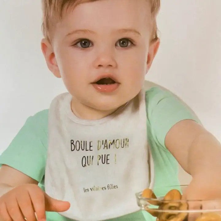 Bavoir bébé humoristique - Les Vilaines Filles