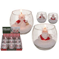 Bougie de Noël en verre décorative - Out of the Blue KG
