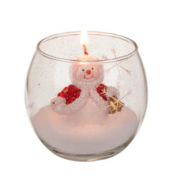 Bougie de Noël en verre décorative - Out of the Blue KG