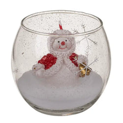 Bougie de Noël en verre décorative - Out of the Blue KG