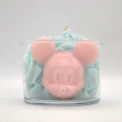Bougie Mickey Barbe à Papa - Sweet'arôma