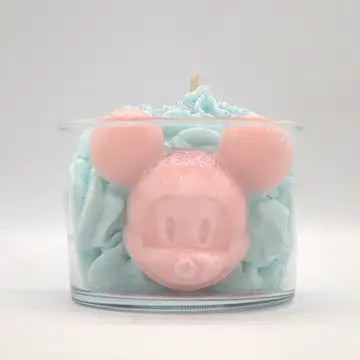 Bougie Mickey Barbe à Papa - Sweet'arôma