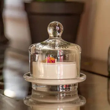 Bougie Parfumée à la Rose sous Cloche - Youstar