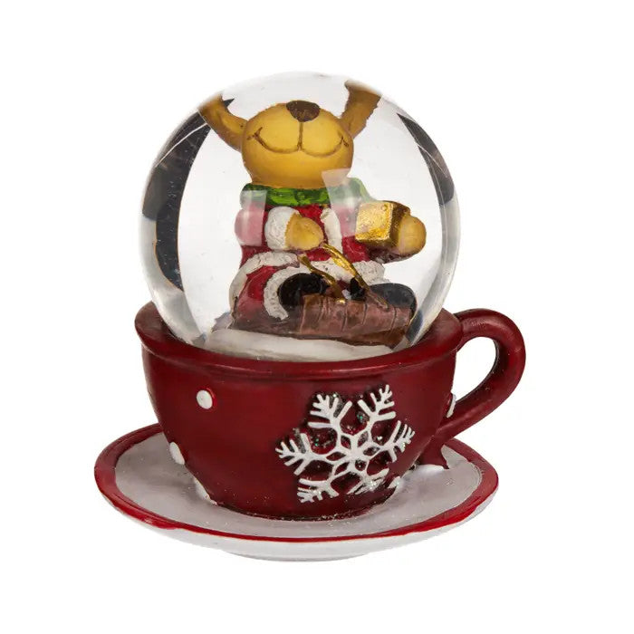 Boule à neige de Noël en polyresine - out of the Blue KG
