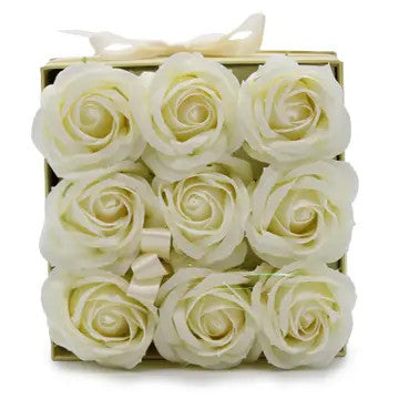 Bouquet Cadeau 9 Roses en Savon - Différentes Couleurs - Soap Flower
