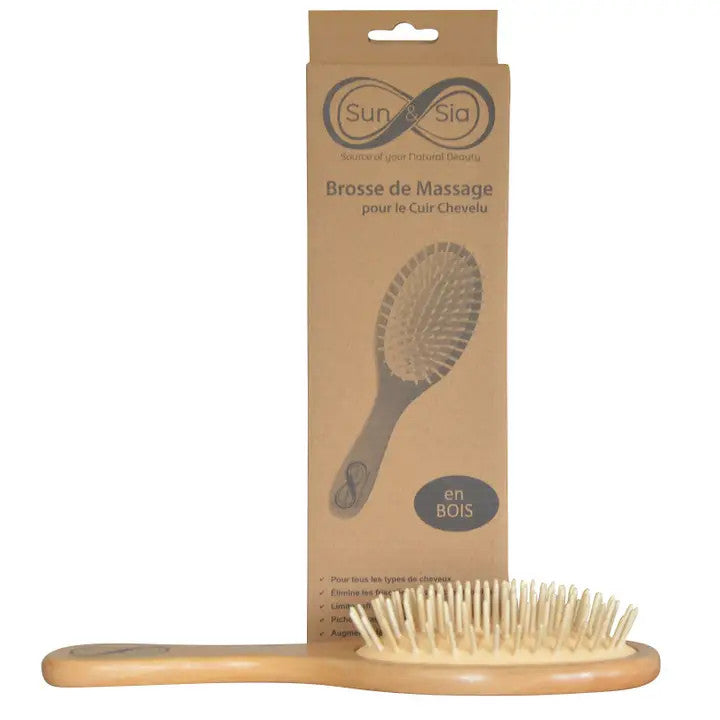 Brosse à Cheveux en Bois - Sun & Sia