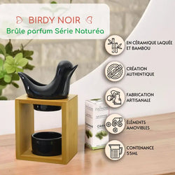 Brûle-Parfum Birdy Noir - Naturéa