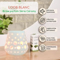 Brûle Parfum en Céramique Loob Blanc - Zen'arome
