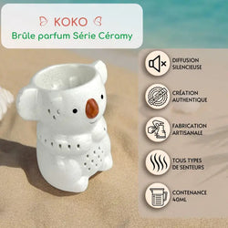 Brûle-parfum Koko Céramique Artisanale - Zen'Arôme