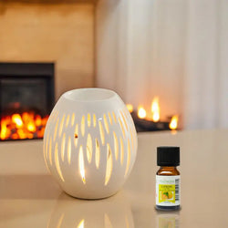 Brûle Parfum Ovali Blanc - Zen'Arôme