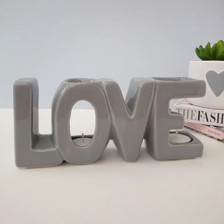 Brûleur à Cire Double 'Love' (25 cm) - Sparks Gift Wholesalers