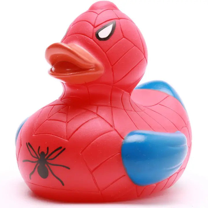 Canard de Bain Super-Héros Rouge et Bleu - Duckshop