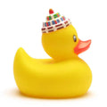 Canard en Caoutchouc Joyeux Anniversaire - Duckshop