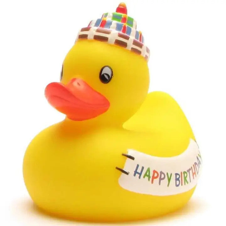 Canard en Caoutchouc Joyeux Anniversaire - Duckshop