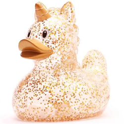 Canard Licorne à Paillettes Dorées - Duckshop