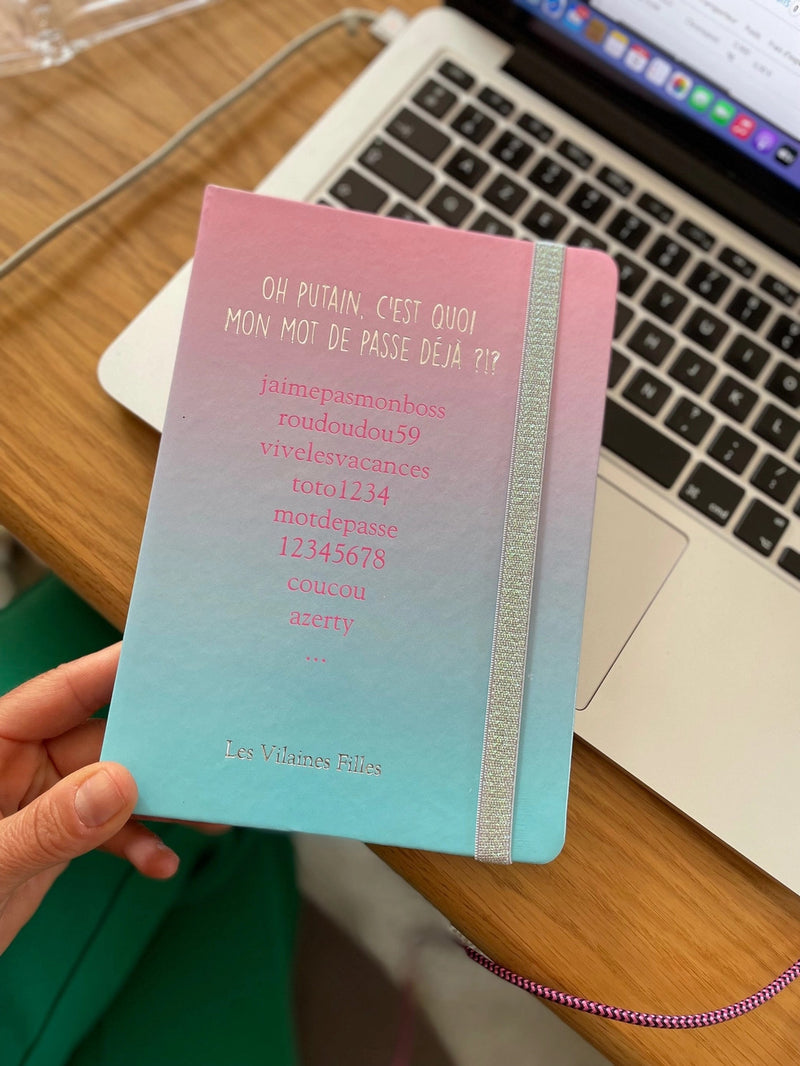Carnet de Mots de Passe - Les Vilaines Filles