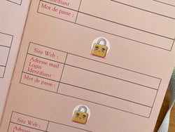 Carnet de Mots de Passe - Les Vilaines Filles