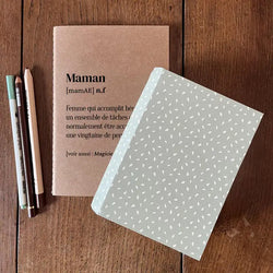 Carnet Maman en Papier Recyclé - Family Impact Stories