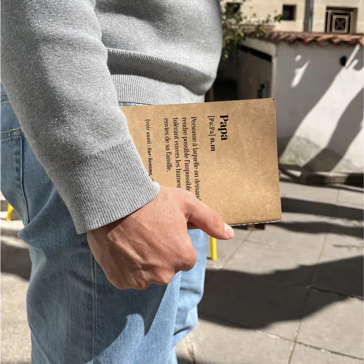 Carnet Papa en Papier Recyclé - Family Impact Stories