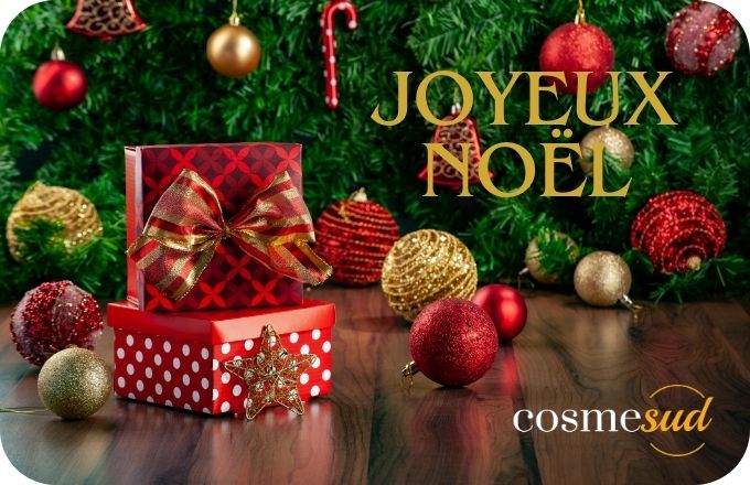 Carte cadeau Cosmesud — Joyeux Noël