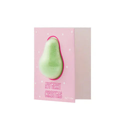 Carte de Noël avec Bombe de Bain Avocado & Kiwi (50 g) - Bubble T