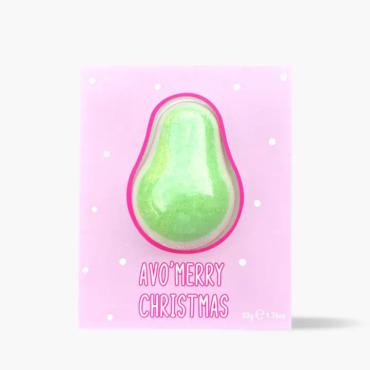 Carte de Noël avec Bombe de Bain Avocado & Kiwi (50 g) - Bubble T
