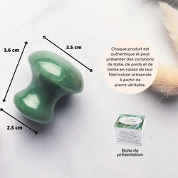 Champignon en Pierre de Jade Vert - Sun & Sia