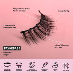 Cils magnétiques et eye-liner végétaliens - FAYKE Cosmetics