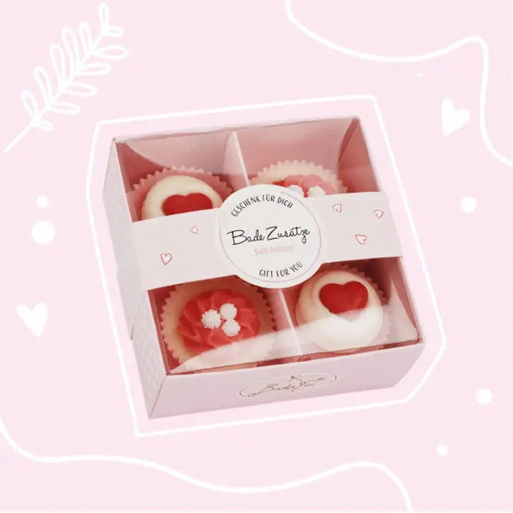Coffret Cadeau 4 Bombes de Bain - Petit Amour - BadeFee
