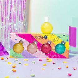 Coffret Cadeau Bain Moussant Thé Arc-en-Ciel Confetea (4 x 100 ml) - Bubble T