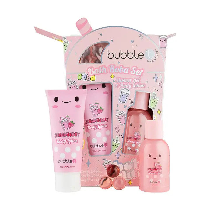 Coffret Cadeau Boba Tea Bain et Corps - Bubble T