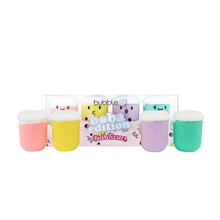 Coffret Cadeau Boba Tea Bath Bomb Fizzer (4 x 100 g) - Bubble T
