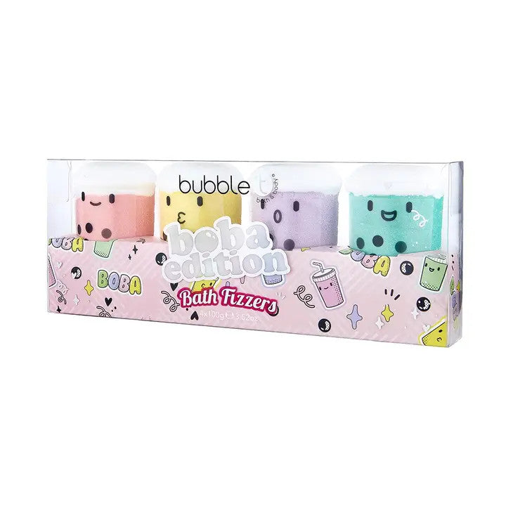 Coffret Cadeau Boba Tea Bath Bomb Fizzer (4 x 100 g) - Bubble T