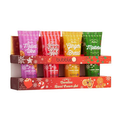 Coffret Cadeau de Crèmes pour les Mains Noël (4 x 100 ml) - Bubble T