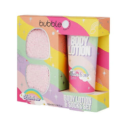 Coffret Cadeau Lotion pour le Corps & Chaussettes Rainbow - Bubble T
