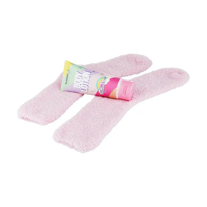 Coffret Cadeau Lotion pour le Corps & Chaussettes Rainbow - Bubble T